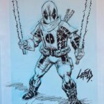 Rob Liefeld Instagram - Kid Deadpool! ROBTOBER Day 8! #deadpool #marvel #robliefeld