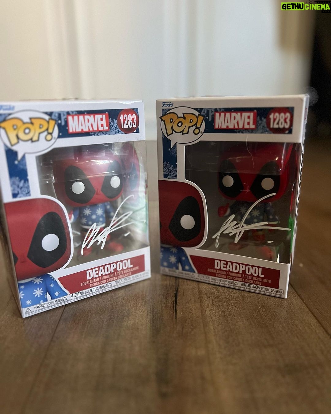 Rob Liefeld Instagram - Holiday @originalfunko pops! I can’t stop scribbling on em! Check out our Holiday episode tonight @whatnot! Link in story! #deadpool #marvel #robliefeld