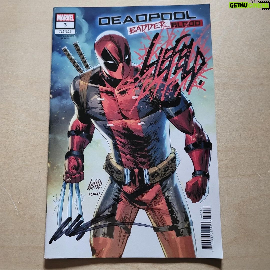 Rob Liefeld Instagram - Customized with love. From July 2023. #robliefeld #marvel #deadpool #xmen