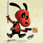 Rob Liefeld Instagram - Snoopy-Pool. Yup. Back in 2015, when Fox was promoting their upcoming Peanuts film, they asked me to do this one time promo combining Deadpool & Snoopy. Figured it’s been awhile since it’s been shared. #deadpool #snoopy #peanuts #marvel #robliefeld