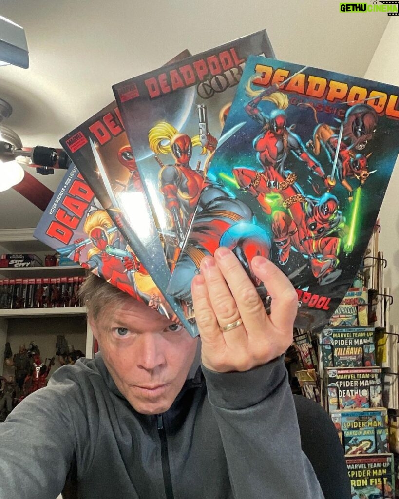 Rob Liefeld Instagram - A guy asked me if I could do a story with Dogpool and Deadpool, I was thrilled to tell him I’ve done 11 issues worth of Dogpool & Deadpool stories! And Lady Deadpool, Kid Pool, Headpool and more! Check out Deadpool Corps! #marvel #deadpool #robliefeld
