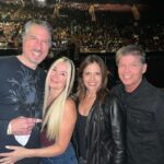 Rob Liefeld Instagram - Joy and I caught the Eagles last night for their final L.A. show at the Forum. Saw this GIANT in the front row and knew he was familiar…so great running into Marc & Bridgette Silvestri there. I’ve seen the Eagles at least ten times since they reunited in 1994, almost all with Joy, my favorite band. The music I was raised on. They are still as tight as they’ve ever been. Don Henley still has that golden voice, even at 72. Joe Walsh still shreds on his guitar. Timothy has that great range. Vince Gill feels like he’s been in the band forever and we saw Deacon Frey debut at Dodgers Stadium in 2017 and at times he looks and sounds just like his Pops. If you can catch em, you won’t regret it! #eagles