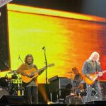 Rob Liefeld Instagram - Joy and I caught the Eagles last night for their final L.A. show at the Forum. Saw this GIANT in the front row and knew he was familiar…so great running into Marc & Bridgette Silvestri there. I’ve seen the Eagles at least ten times since they reunited in 1994, almost all with Joy, my favorite band. The music I was raised on. They are still as tight as they’ve ever been. Don Henley still has that golden voice, even at 72. Joe Walsh still shreds on his guitar. Timothy has that great range. Vince Gill feels like he’s been in the band forever and we saw Deacon Frey debut at Dodgers Stadium in 2017 and at times he looks and sounds just like his Pops. If you can catch em, you won’t regret it! #eagles