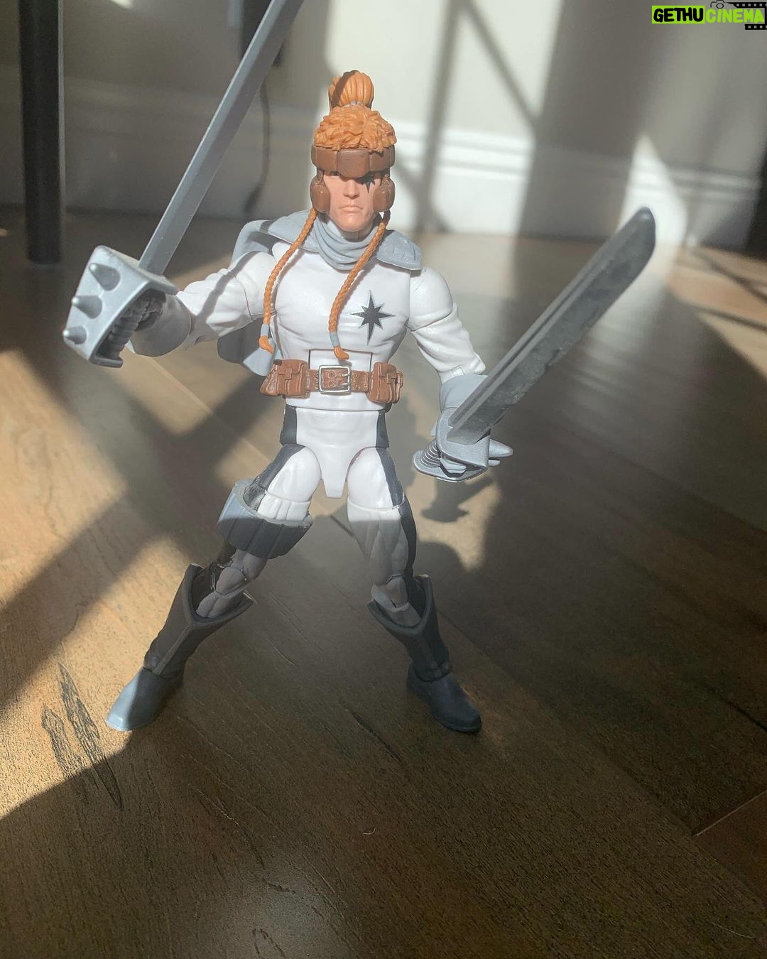 Rob Liefeld Instagram - Shatterstar turns 33! Another day, another anniversary! It was my great pleasure to introduce the world to the mighty Shatterstar, 33 years ago today, New Mutants #99! Thank you for enjoying him and elevating him over all these years! #xforce #shatterstar #robliefeld #marvel