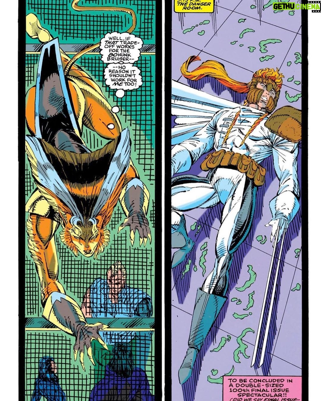 Rob Liefeld Instagram - Shatterstar turns 33! Another day, another anniversary! It was my great pleasure to introduce the world to the mighty Shatterstar, 33 years ago today, New Mutants #99! Thank you for enjoying him and elevating him over all these years! #xforce #shatterstar #robliefeld #marvel