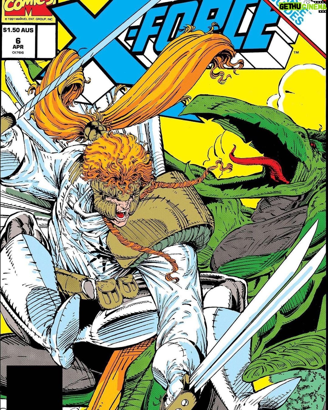 Rob Liefeld Instagram - Shatterstar turns 33! Another day, another anniversary! It was my great pleasure to introduce the world to the mighty Shatterstar, 33 years ago today, New Mutants #99! Thank you for enjoying him and elevating him over all these years! #xforce #shatterstar #robliefeld #marvel