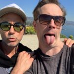 Robert Downey Jr. Instagram – O.G. Jarvis (@mrjamesdarcy) and Tony take a hike.