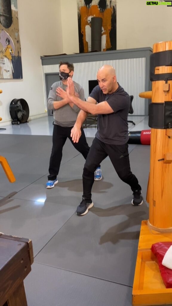 Robert Downey Jr. Instagram - First Reel?! Here we go! Here’s a couple weeks back with Sifu Eric Oram! #WorkoutDowneyJr