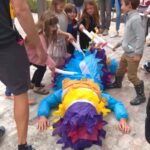 Robert Downey Jr. Instagram – For my dearest daughter AVRI’s 7th bday I gave the kids what they want. Which is clearly mob violence.