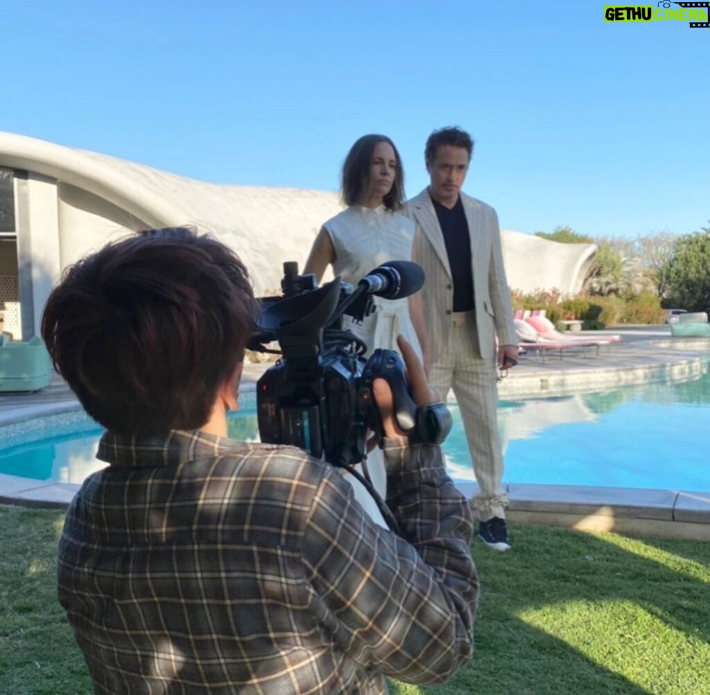 Robert Downey Jr. Instagram - Was such a treat inviting #ThePurist into our eco-friendly guesthouse, aka the “Binishell’. A special thanks to @cristinacuomo and the great people over at @thepurist for this lovely opportunity. Here’s some shots and BTS that didn’t make it into the spring issue. Out now and digitally with a link in the bio...you know what to do! #bts #DomeHome