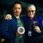 Robert Downey Jr. Instagram – Are you Tony Stank ? 😆 #HappyBirthday Stan 🙌🏽 We miss you… #bts #StanLee #Excelsior @marvelstudios #civilwar #throwback #atlanta (📸 @jimmy_rich ) proof that #tonystark has a #heart ♥️ Porsche Cars North America U.S. Headquaters