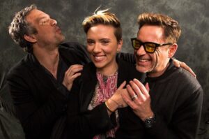 Robert Downey Jr. Instagram - HBD and so much more...The world is lucky to know you two... @markruffalo #ScarlettJohansson