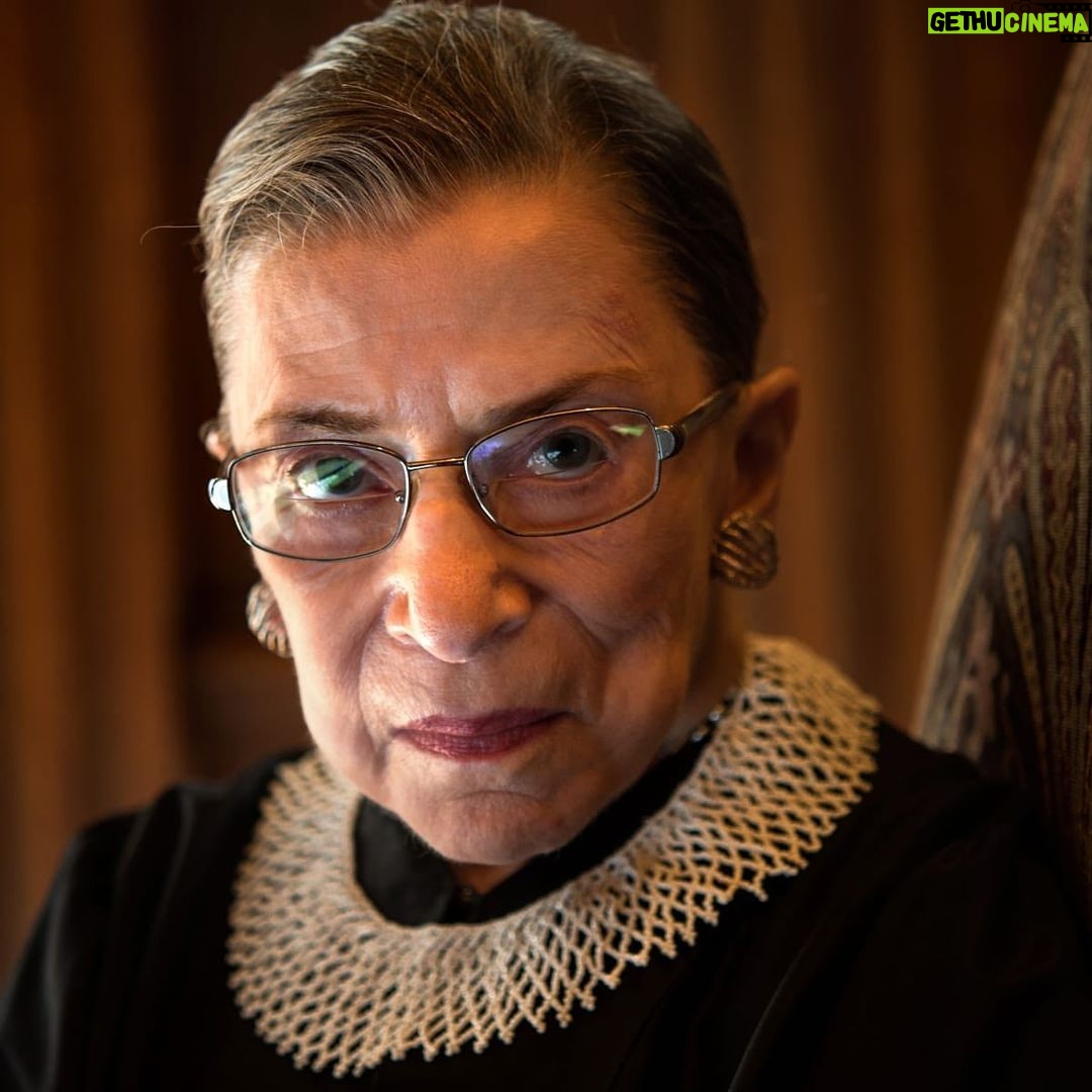 Robert Downey Jr. Instagram - "Fight for the things you care about, but do it in a way that will lead others to join you." RIP, RBG