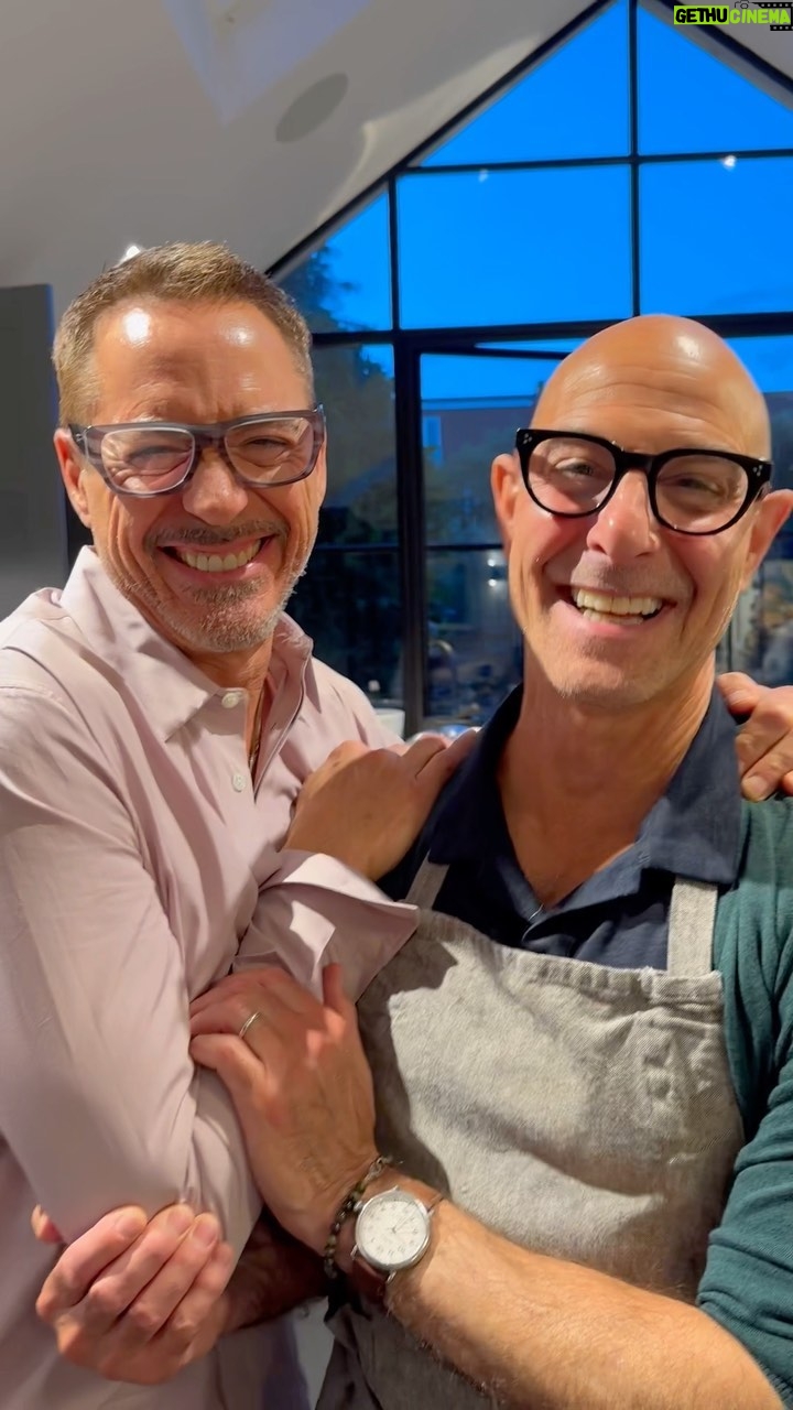 Robert Downey Jr. Instagram - Dinner @ Casa Tucci - Truly a gem of a fella, & Felicity made me feel like family. Check out @stanleytucci in Searching for Italy