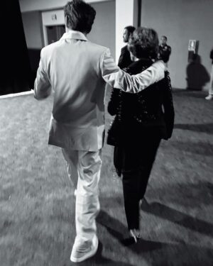 Robert Downey Jr. Instagram - Thx for having us @psfilmfest ! It was an honor to celebrate my friend and collaborator Cillian Murphy. I think my MIL Rosie had a fine time too.