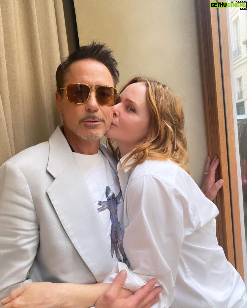 Robert Downey Jr. Instagram - Paris/Fashion/ Off the wall, still the GREENEST of them all! Sustainable has never looked this cool, big congrats to my sister @stellamccartney and her legendary collab partner @hajimesorayamaofficial