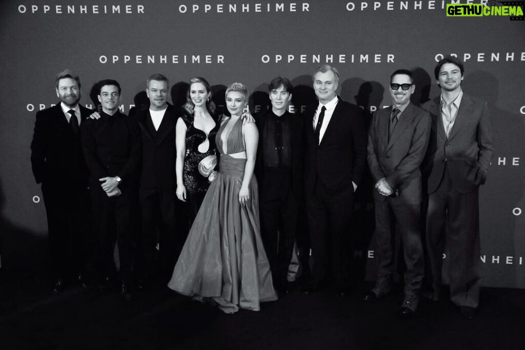 Robert Downey Jr. Instagram - This certainly feels like a full circle moment for our cast - from walking off the carpet of our film’s London premiere at the start of the strike to this moment of recognition by our peers. We couldn’t be more proud to be members of SAG-AFTRA.
