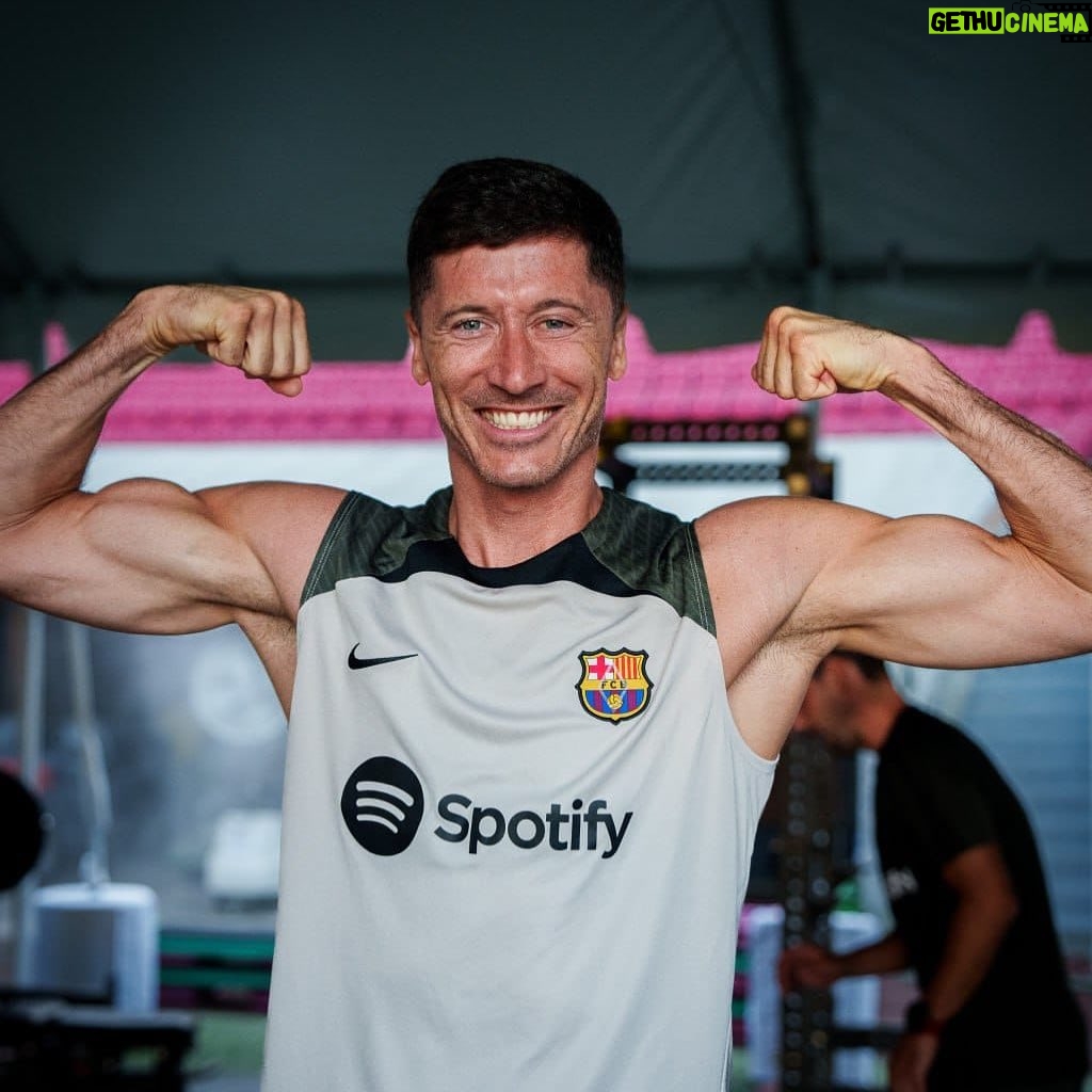 Robert Lewandowski Instagram - Match day in the USA 💪🏻 @fcbarcelona #usa