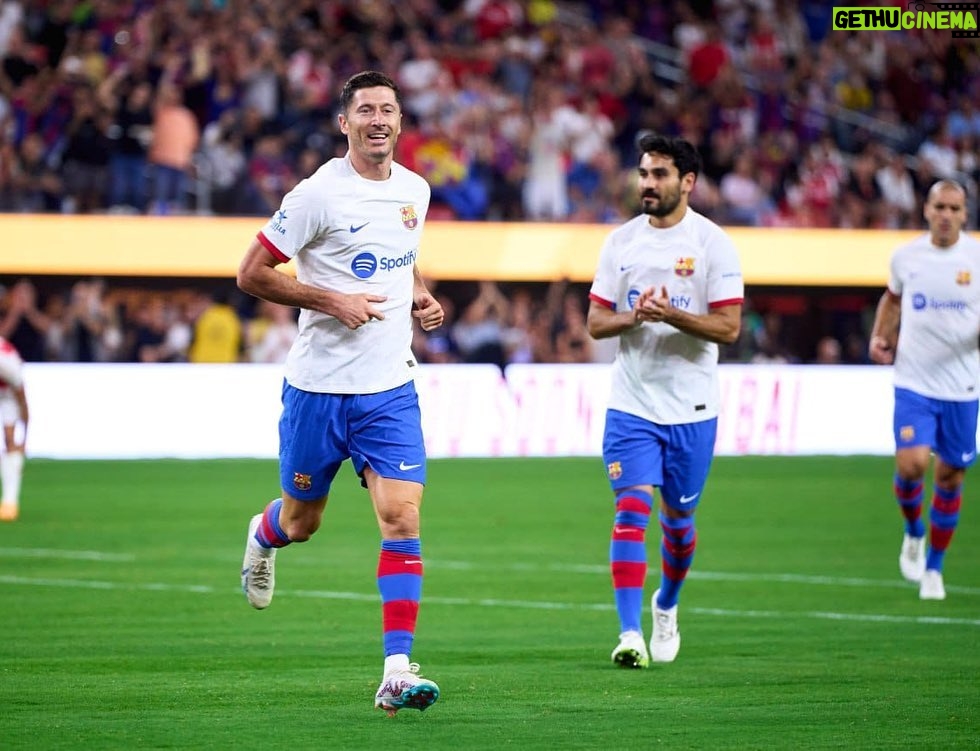 Robert Lewandowski Instagram - First match of the preseason! @fcbarcelona