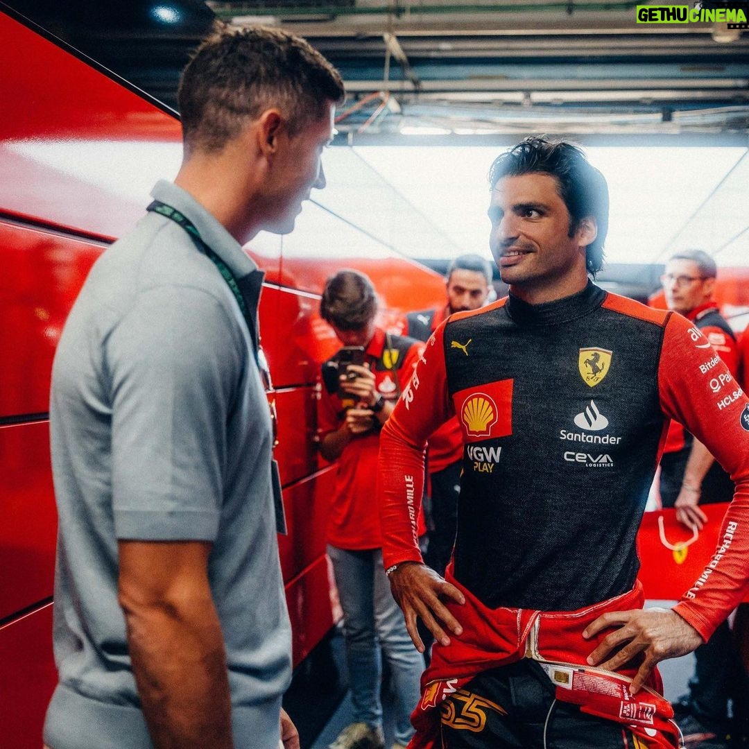 Robert Lewandowski Instagram - Thank you @scuderiaferrari for this amazing experience and hospitality! Good luck tomorrow!