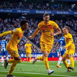 Robert Lewandowski Instagram - We did it!!! Wow, what a great feeling! I am very happy the LaLiga title is ours 🔵🔴
Gràcies Culers! Gràcies Barça! 

@fcbarcelona 
#laliga