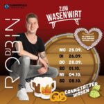 Robin Leutner Instagram - Hier meine Termine für den Cannstatter Wasen 🎉🙏 Wann seid Ihr am Start? 😍🙏 #djrobin #wasenwirt #wasen #volksfest #party #layla #Bumsbar #246 Festzelt Zum Wasenwirt