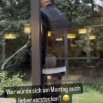 Robin Leutner Instagram - Happy Montag euch allen! 😂🎉 #monday #mood #djrobin #laya #bumsbar #montag