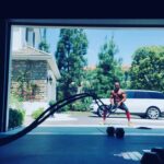 Rockmond Dunbar Instagram – Funny thing, when my wife gains weight… So do I.. When she loses weight and gets fit…. I have no choice but to get off my fat lazy ass and do the same…. That means…Battle Rope Monday! Coming out of this quarantine better than I went in…. All thanks to @mayadunbar11 for pushing me and leading by example. #fitnessmotivation #couplegoals #blackboxgaragegym #mywife