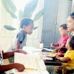 Rockmond Dunbar Instagram - Finally!!!! Dedicated and decorated a learning/lounge area in our home for our beautiful babies... Protecting their brains. Giving them a proper education. Homeschooling with a healthy and challenging curriculum. Without fear!!! #💪🏾❤️👍🏾 #blackhomeschoolers #homeschool #homeschooling #educate #blackhistoryyoudidntlearninschool