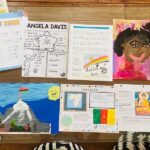 Rockmond Dunbar Instagram - Posted @withregram • @mrs_maya_dunbar A little peak into our Tuesday 😍. Creative expression is a huge part of our curriculum so you'll see two pieces Berkeley did. Of course, this proud black child decided to put our flag on the mountain top. She also did a portrait of me lol. ✊🏾 @singaporemath is a daily part of our learning and I absolutely adore this curriculum. Czar is doing their PreK books and both are fantastic. Spanish is our foreign language choice and so far WE are learning a lot lol. (I've forgotten 80% of the Spanish I 'learned' growing up 🤦🏽‍♀️). We are focused on our Mother continent of Africa in our geography studies and with 54 countries in total, we focus on 1 each day. Where we learn the languages spoken, common crops, population, fun facts, flag and watch various videos after the kids locate it on our globe. We're also taking a deeper dive into our Buddhism so that she can start to truly comprehend what we as her parents, believe and love/live by. (World religion is part of our education, so that our children can grow to understand ALL of the world's religions and can choose (or not) which, if any, speak to them.) Angela Davis is our black HERO this week, which has been a joy to watch Berkeley learn the impact that Ms Davis had/has and also showcase that black women were/are major players in the continuing fight of justice for our black brothers and sisters. Writing technique is also a morning ritual we have while I read from Clare Pierson's 'Among the People' series. Today's short story was about a slow turtle that finds himself in trouble when he doesn't keep up with his siblings. So we painted rocks for our 'turtles' and re-enacted our version of the tale. 😂 Language Arts is a combination of The Good & Beautiful along with the online 'Night Zoo Keeper' learning game and MobyMax. Our days usually wrap up by lunch time or shortly thereafter. Some days are super short, while others take us on journeys long past noon. The beauty in homeschooling is I know what's being taught, what needs more work and can watch in real time, their brains/knowledge expanding. #blackhomeschoolers
