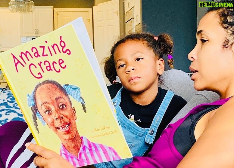 Rockmond Dunbar Instagram - Posted @withregram • @mrs_maya_dunbar This week we continue to enjoy some great books (Amazing Grace is photographed here). Recently we wrapped up Kandinsky's art and have graduated to Steichen, beginning with his Composition de Tournesol (sunflower) which Berkeley did her own interpretation of while learning that shapes put together can make other shapes. Pharaoh is having great fun working on his hand/eye coordination while working his number board while Czar continues to enjoy all of the different ways there are to master his numbers. It's a short week for us but a fun, knowledge filled one nonetheless. Regardless of which way you're choosing to school your children, I hope everyone is finding peace and rhythm to this new normal...for your own mental well being and the kiddos! ❤️ #blackhomeschoolers #blackhomeschooling #blackhomeschoolfamily #art #momof4 #homeschool #blackfamilies #blackpride #blackpower #blacklove