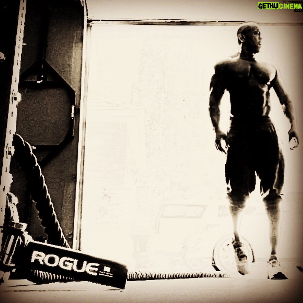 Rockmond Dunbar Instagram - It’s a good time to detox your mind, body and soul. #loveyourself #transformation #dadbod #rogue #47 #❤️ #💪🏾❤️👍🏾 #roguefitness