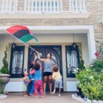 Rockmond Dunbar Instagram - Posted @withregram • @mrs_maya_dunbar The good brother Marcus has his energy over the Dunbars! Our new flag arrived on his birthday of all days and we couldn't be happier or more proud! ❤️🖤💚 #marcusgarvey #panafricanflag #panafricanism #blackhomeschoolers #blackhomeschooling #blackhomeschool365 #blackhomeschoolfamily #blackhomeschoolfamilies #blackhomeschoolmom #blackpride #blacklove #blackfamilies #blackpower #blackunity #blackhistory #garveyism