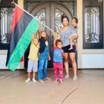 Rockmond Dunbar Instagram - Posted @withregram • @mrs_maya_dunbar The good brother Marcus has his energy over the Dunbars! Our new flag arrived on his birthday of all days and we couldn't be happier or more proud! ❤️🖤💚 #marcusgarvey #panafricanflag #panafricanism #blackhomeschoolers #blackhomeschooling #blackhomeschool365 #blackhomeschoolfamily #blackhomeschoolfamilies #blackhomeschoolmom #blackpride #blacklove #blackfamilies #blackpower #blackunity #blackhistory #garveyism