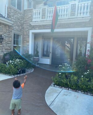 Rockmond Dunbar Instagram - Posted @withregram • @mrs_maya_dunbar The good brother Marcus has his energy over the Dunbars! Our new flag arrived on his birthday of all days and we couldn't be happier or more proud! ❤️🖤💚 #marcusgarvey #panafricanflag #panafricanism #blackhomeschoolers #blackhomeschooling #blackhomeschool365 #blackhomeschoolfamily #blackhomeschoolfamilies #blackhomeschoolmom #blackpride #blacklove #blackfamilies #blackpower #blackunity #blackhistory #garveyism