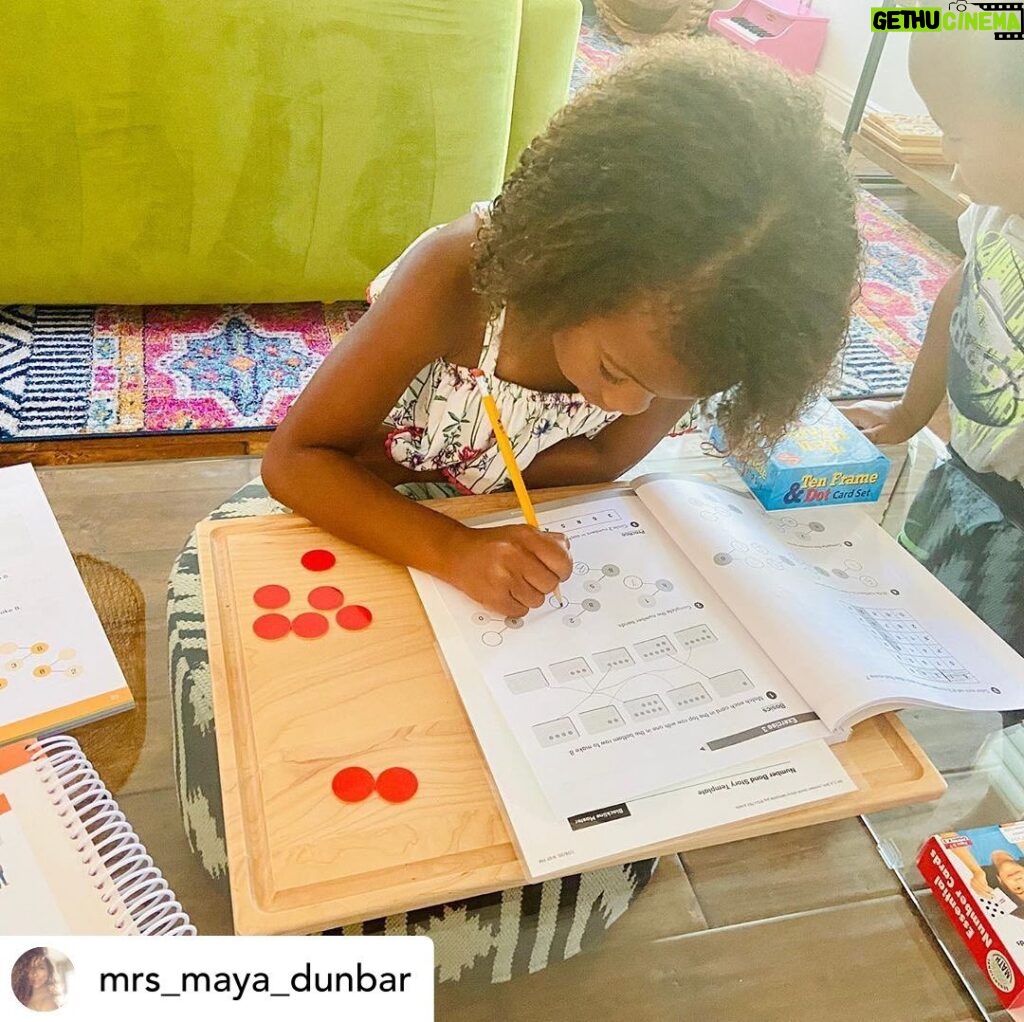 Rockmond Dunbar Instagram - Posted @withregram • @mrs_maya_dunbar 3rd day of our homeschool journey and so far the Dunbar kids seem to be enjoying our new normal. I must admit, despite having some initial anxiety and fear...I'm thoroughly enjoying this. Honestly it feels like our little crew is growing even closer in this process, which didn't seem possible considering we are extremely connected and tight knit already. Shout out to the great teachers---few and far between. Can't imagine attempting to properly educate 20 or 30+ kids with various learning styles at once 🤦🏽‍♀️🥴 #blackhomeschoolers #blackhomeschooling #blackhomeschool365 #blackhomeschoolfamily #blackhomeschooler #blackhomeschoolmom #blackfamily #blackfamilygoals #educateyourself #educationispower #blackeducation