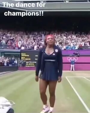 Rockwilder Instagram - SO LIT!!! SO SO LIT!!! @serenawilliams and @venuswilliams bringing the #culture to the open!!! With the win!! I remember watching the movie, and the father saying that this is what they wanted to do, and they did it! One of the most amazing success stories of our generation!! Then brought it back to @therealdubwc , and kept it gangsta!!! Made it a moment when she did that dance!!! 
“Skip Skip”