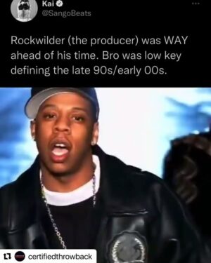 Rockwilder Instagram - THX for the love #Repost @certifiedthrowback Drop your Favourite Hit from @Rockwildermusic ⤵️ 

#grammywinner 🏆 
#hiphopproducer 
#certifiedthrowback