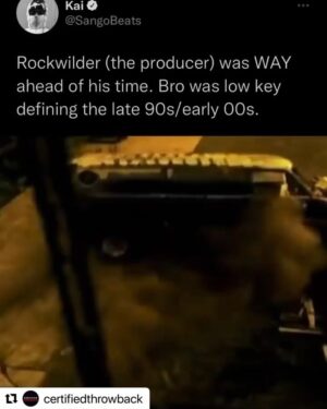 Rockwilder Instagram - THX for the love #Repost @certifiedthrowback Drop your Favourite Hit from @Rockwildermusic ⤵️ 

#grammywinner 🏆 
#hiphopproducer 
#certifiedthrowback