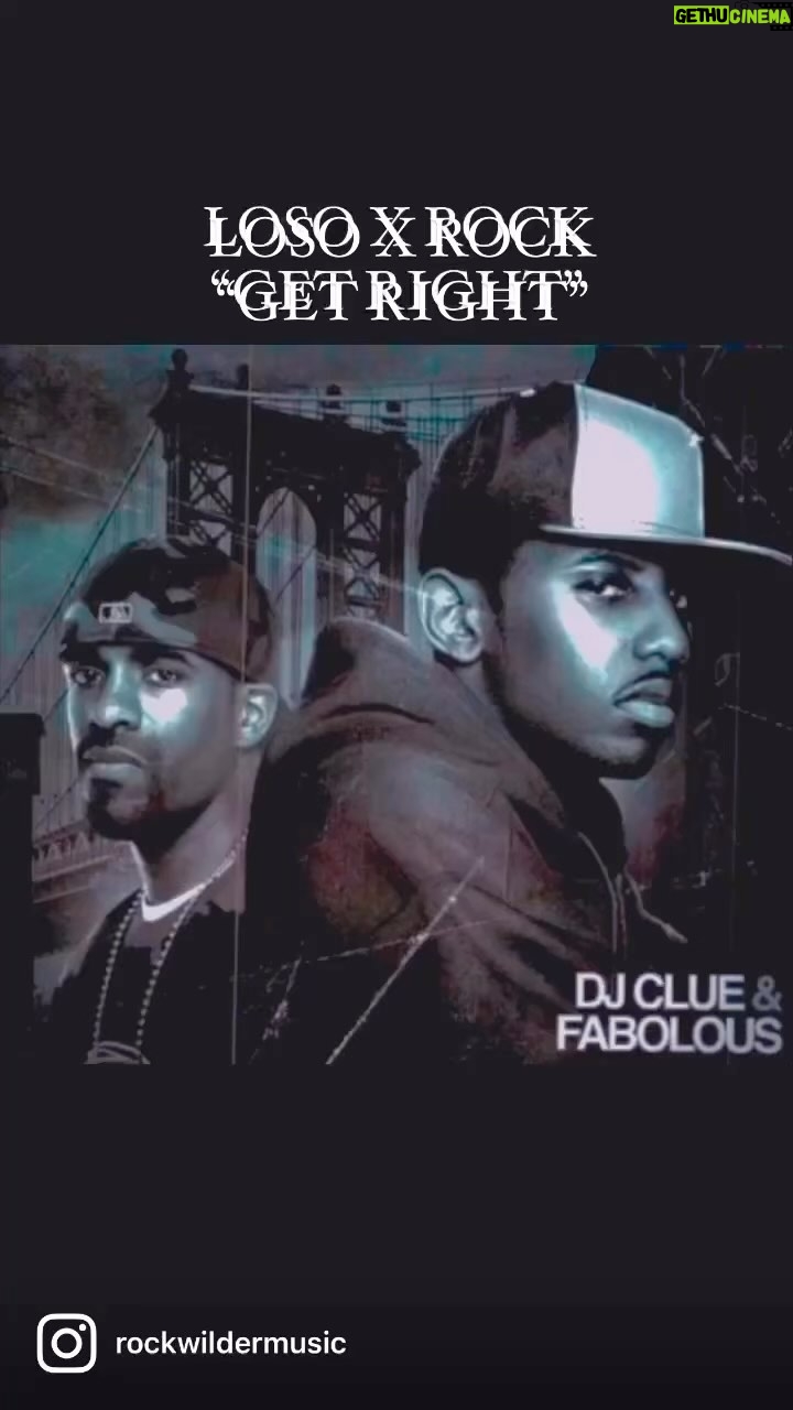 Rockwilder Instagram - FAB X LOSO “Get Right” @myfabolouslife @rockwildermusic 🔥🔥🔥🔥🔥🔥 #fabolous #rockwilder