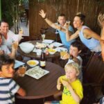 Rodger Corser Instagram - Great start to the year with family and friends...and I still have the longest run-up in #caravanparkcricket history!! #byron #surf #sand #kids @ingeniaholidays #ingeniaholidaysbyronbay #ingeniaholidays Byron Bay, New South Wales