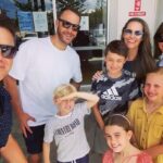 Rodger Corser Instagram - Great start to the year with family and friends...and I still have the longest run-up in #caravanparkcricket history!! #byron #surf #sand #kids @ingeniaholidays #ingeniaholidaysbyronbay #ingeniaholidays Byron Bay, New South Wales