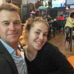 Rodger Corser Instagram – Dad was in town…so a quick beer at the “darling daughts’”(self given nickname🙄) local
#redfern #tudorhotel #upthebunnies #sstid