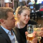 Rodger Corser Instagram – Dad was in town…so a quick beer at the “darling daughts’”(self given nickname🙄) local
#redfern #tudorhotel #upthebunnies #sstid