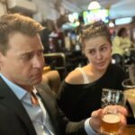 Rodger Corser Instagram – Dad was in town…so a quick beer at the “darling daughts’”(self given nickname🙄) local
#redfern #tudorhotel #upthebunnies #sstid