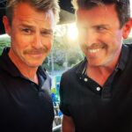 Rodger Corser Instagram – Backlit Bogan Brothers 
(70’s edition)
#merryholidays #bringbackthestache 
#pubertyblues3
#ferrisisback