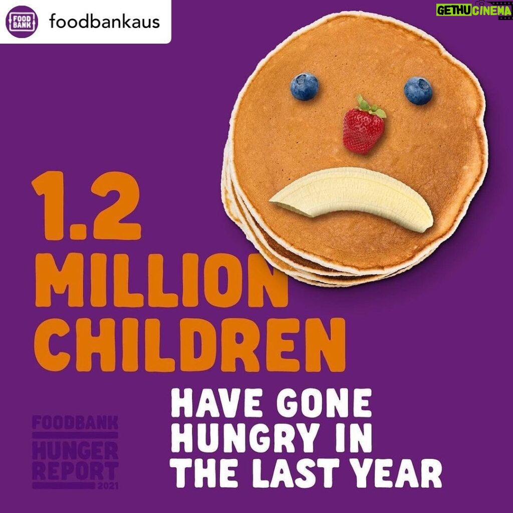Rodger Corser Instagram - This shouldn’t be happening in Australia but sadly it is. Please help @foodbankaus continue their essential and amazing work, helping to feed those who for whatever reason find themselves #foodinsecure Posted @withregram • @foodbankaus 1.2 million children in Australia have gone hungry in the past year...1.2 million too many. Foodbank provides food relief to School Breakfast Programs to 2,890 schools around Australia to ensure students have the best possible start to the day. You can read the full report here https://bit.ly/FHR21 #ZeroHunger #DonateAPlate #foodrelief #TooManyEmptyPlates