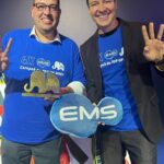 Rodrigo Faro Instagram - Tenho muito orgulho de ser o embaixador, garoto propaganda e Head de Marketing Institucional da @emsfarmaceutica. E vim trazer uma notícia fantástica!! A EMS, maior farmacêutica do Brasil, foi eleita pela 4ª vez uma empresa Top of Mind!! Simplesmente a marca mais lembrada do Brasil!!! É Tetra!! É Tetra!! É Tetra!!