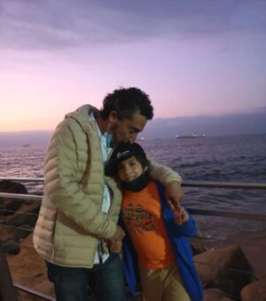 Rodrigo González Instagram - Amor del amor más grande! Ti amuuuuur mi cachorroooo!!!! #santi