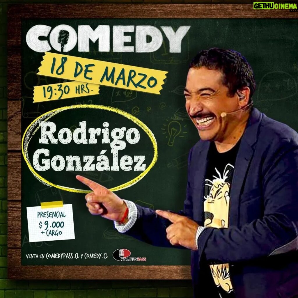 Rodrigo González Instagram - Este viernes regreso a mi casaaaaaaaa!!!!! Vamos al @comedy_restobar Tengo mucho material Nuevo!!!! Entradas por @comedy_pass Nos vemos!!! #standupcomedy #nochesdehumor #comedy